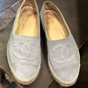 Chanel Espadrilles suede please read! Damaged sole